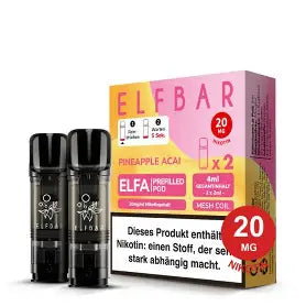 ELFA Pods mit 2% Nikotin Geschmack: Pineapple Acai