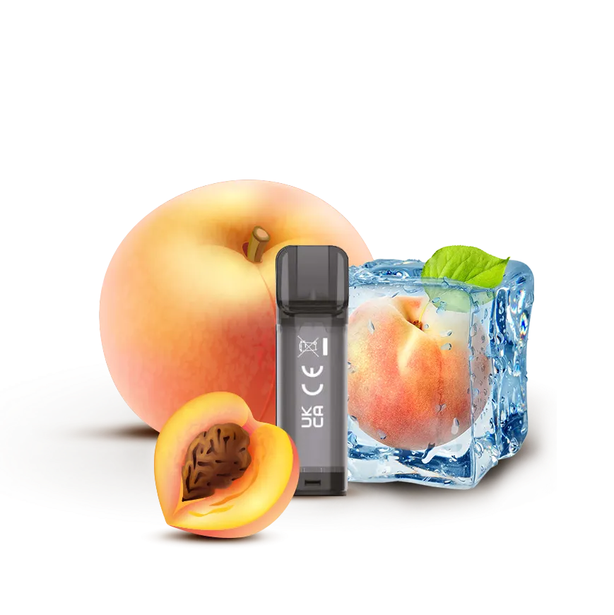 ELFA Pods mit 2% Nikotin Geschmack: Peach Ice/Juicy Peach