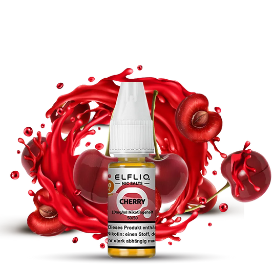 Elfbar Elfliq Geschmack: Cherry Nikotinsalt Liquid 20mg